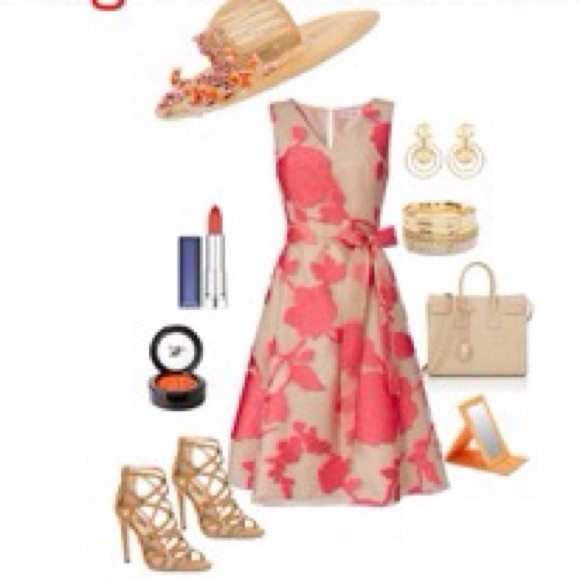 Floral Jacquard Fit and Flare Swing Dress - Picture 10 of 10